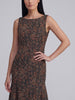 Vintage Sleeveless Floral-Textured Mermaid Gown W16926  Vintage 