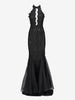 Vintage Floral-Textured Mermaid Evening Gown W1926.13  Vintage 