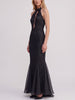 Vintage Floral-Textured Mermaid Evening Gown W1926.13  Vintage 
