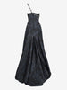 Vintage Midnight Blue One-Shoulder Evening Gown W1926.17  Vintage 