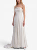 Vintage Wedding Gown with Water-Drop Effect Appliqués and Long Train W1926.27  Vintage 