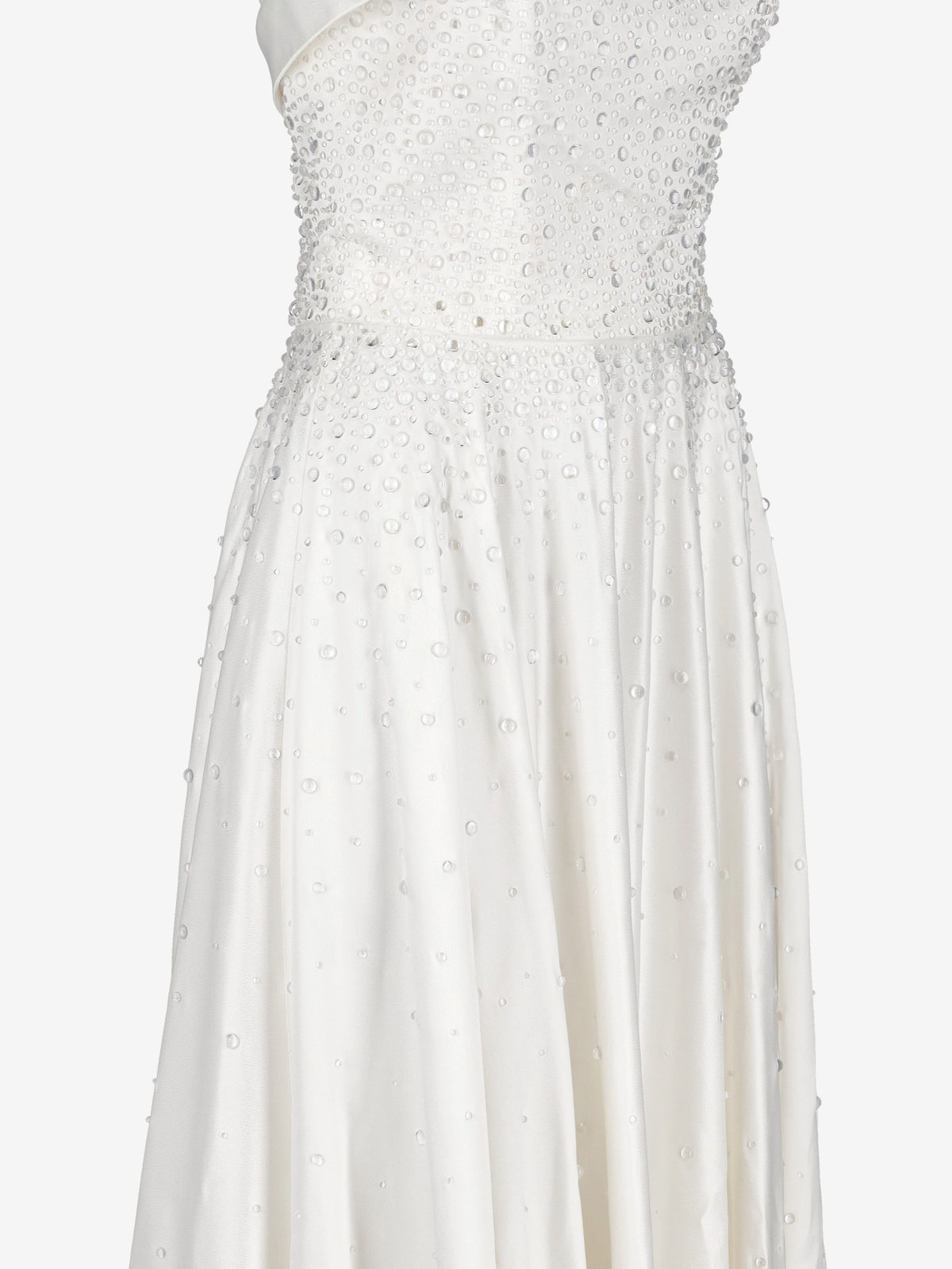 Vintage Wedding Gown with Water-Drop Effect Appliqués and Long Train W1926.27  Vintage 
