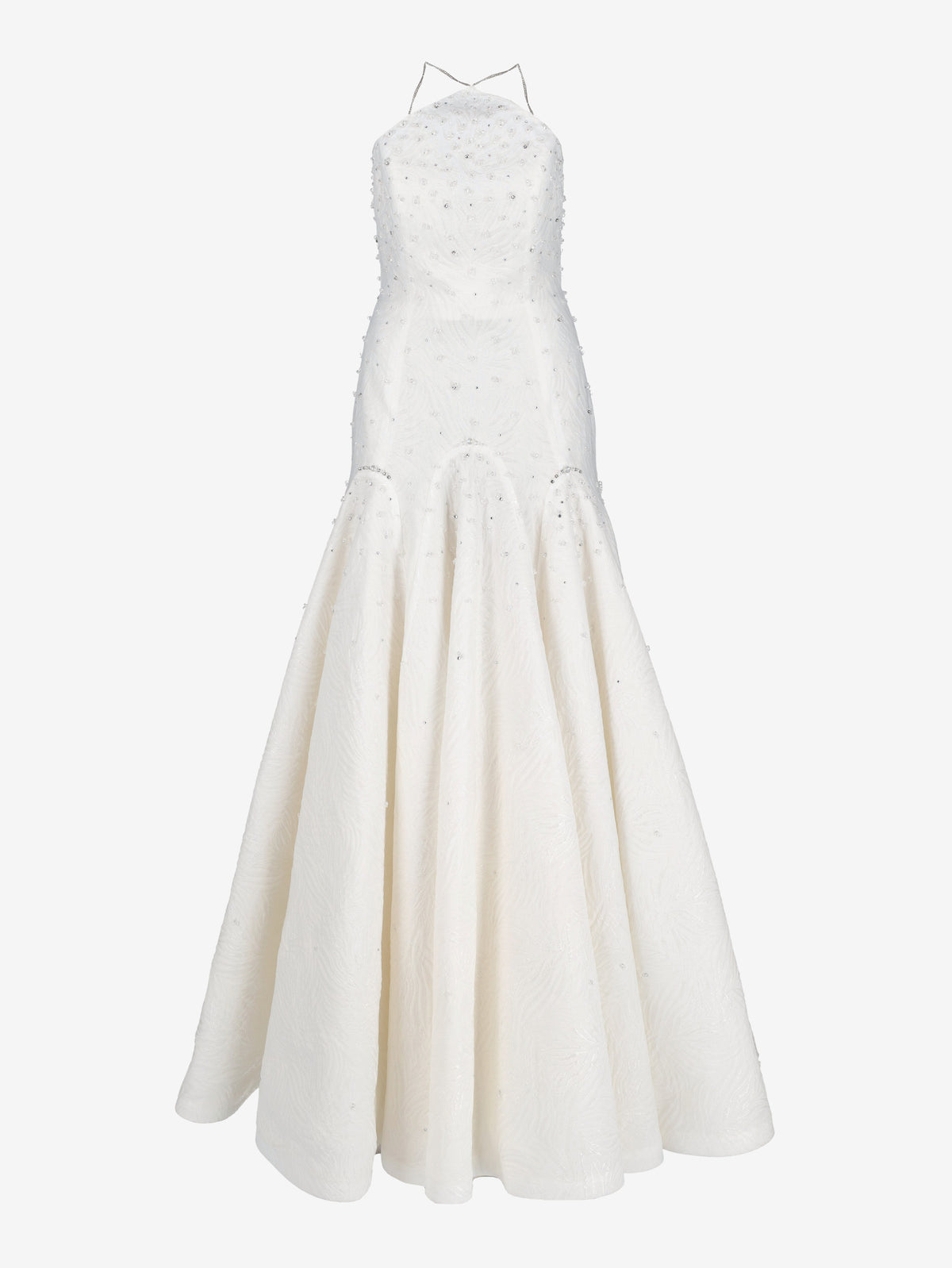 Vintage Bridal Gown with Crystal Embellishments W1926.28  Vintage 