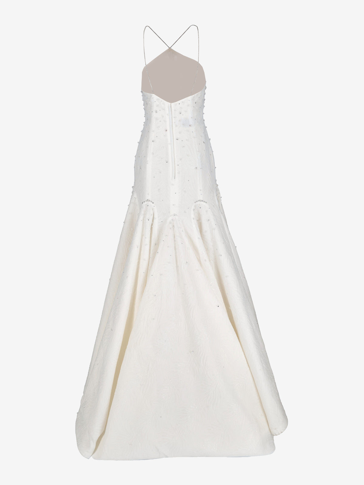 Vintage Bridal Gown with Crystal Embellishments W1926.28  Vintage 