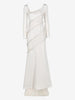Vintage Pearl-Embellished Mermaid Bridal Gown W1926.29  Vintage 