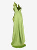 Vintage Green One-Shoulder Elegant Dress W1926.2  Vintage 