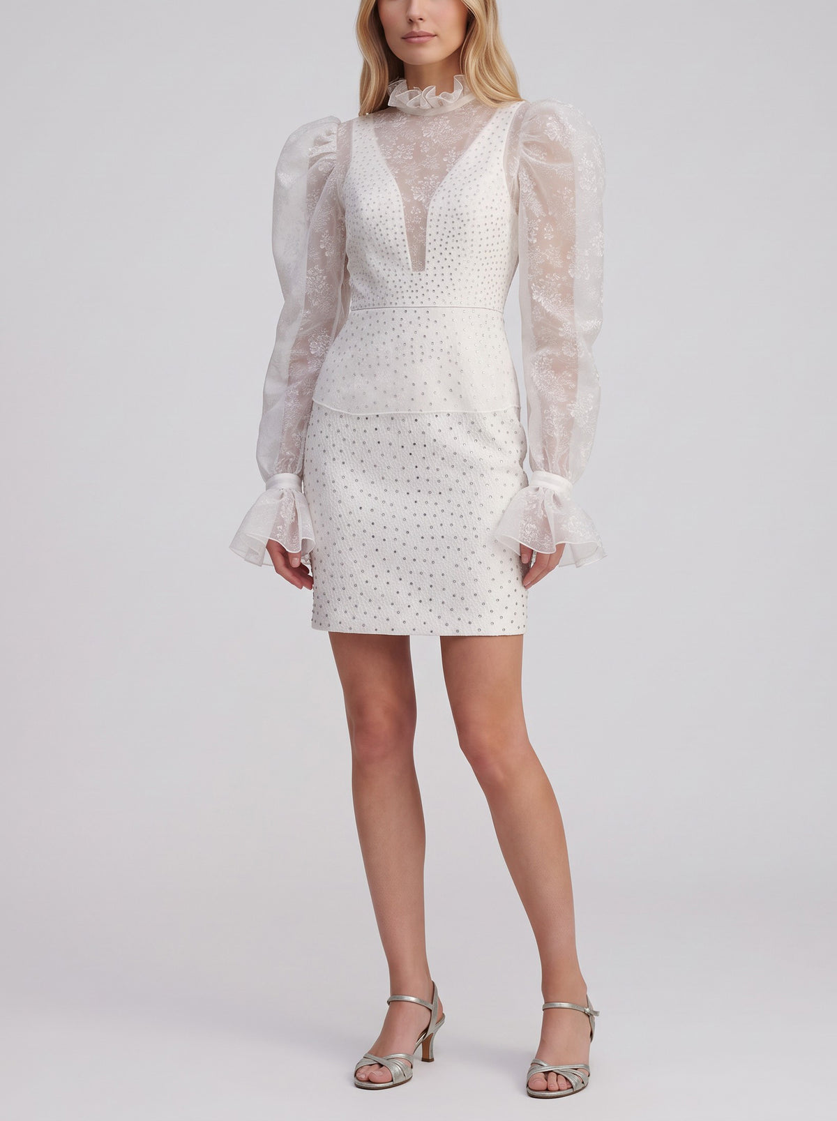 Vintage Three-Piece Embellished Bridal Ensemble W1926.32  Vintage 