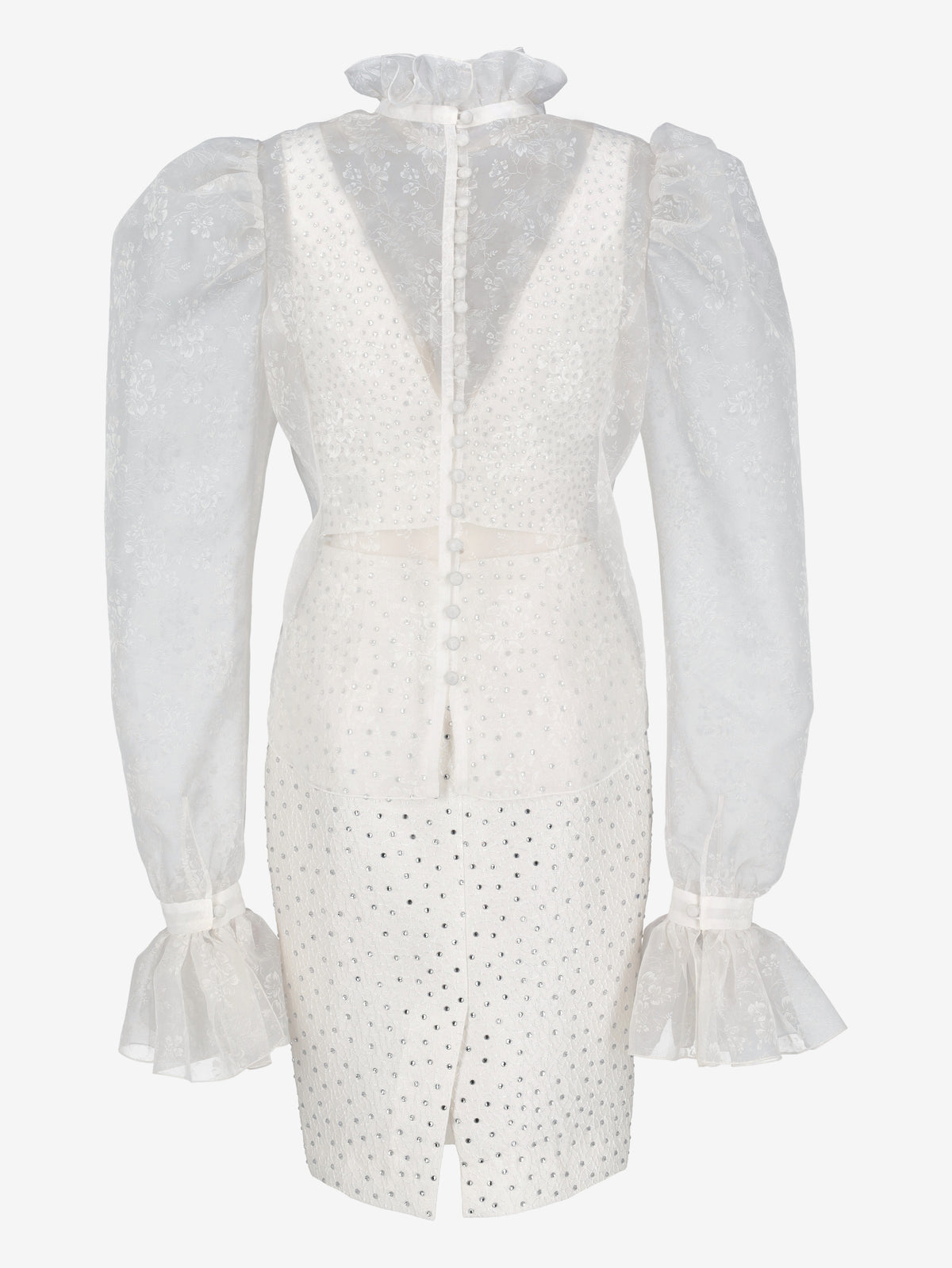 Vintage Three-Piece Embellished Bridal Ensemble W1926.32  Vintage 