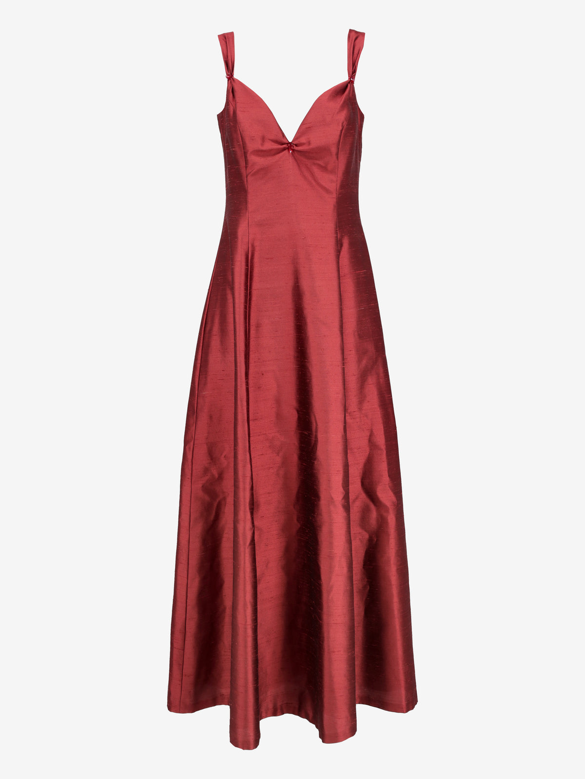 Vintage Shantung Satin Sweetheart Ceremony Dress W1926.36  Vintage 