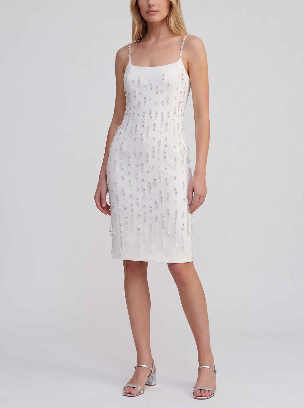 Vintage Embellished Bridal Party Mini Dress W1926.41  Vintage 