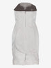 Vintage Silver Embroidered Mini Dress W1926.42  Vintage 