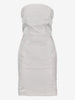 Vintage Silver Embroidered Mini Dress W1926.42  Vintage 