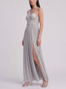 Vintage Silver Pleated Evening Dress W1926.43  Vintage 