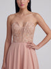 Vintage Pink Floral Appliqué Ceremony Dress W1926.44  Vintage 
