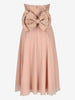 Vintage Pink Floral Appliqué Ceremony Dress W1926.44  Vintage 