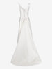 Vintage Two-Piece Wedding Gown with One-Shoulder Top and Detachable Train W1926.48  Vintage 