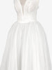 Vintage Two-Piece Bridal Evening Gown with Rhinestones and Glitter Tulle W1926.49  Vintage 