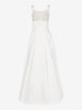 Vintage Wedding Dress with Embellished Tulle Bodice and Long Train W1926.5  Vintage 