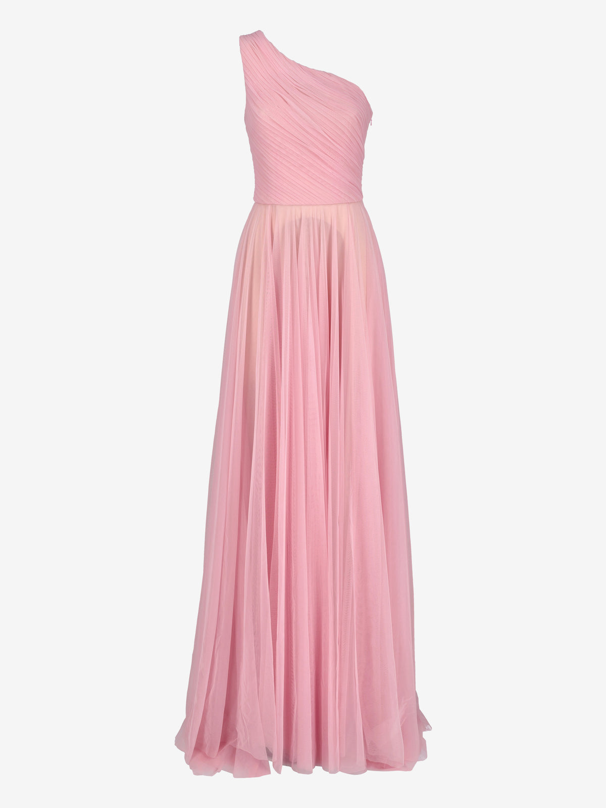 Vintage Pink Tulle One-Shoulder Ceremony Gown W1926.51  Vintage 