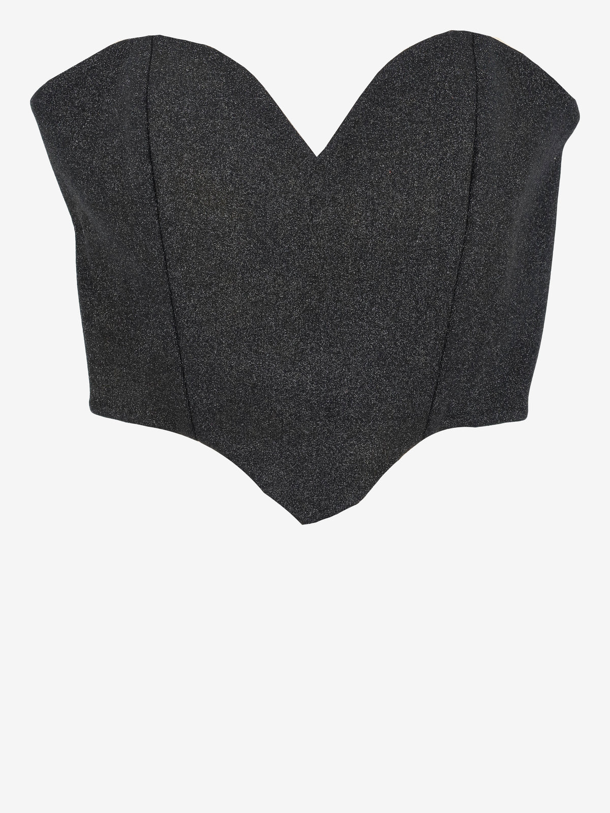 Vintage Black Glitter Corset Top W1926.54  Vintage 