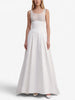 Vintage Wedding Dress with Embellished Tulle Bodice and Long Train W1926.5  Vintage 