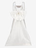 Vintage Minimalist Bridal Gown with Removable Bow W1926.9  Vintage 