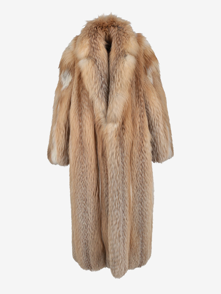 Vintage Voluminous Fur Coat with Oversized Collar W27526.178  Vintage 