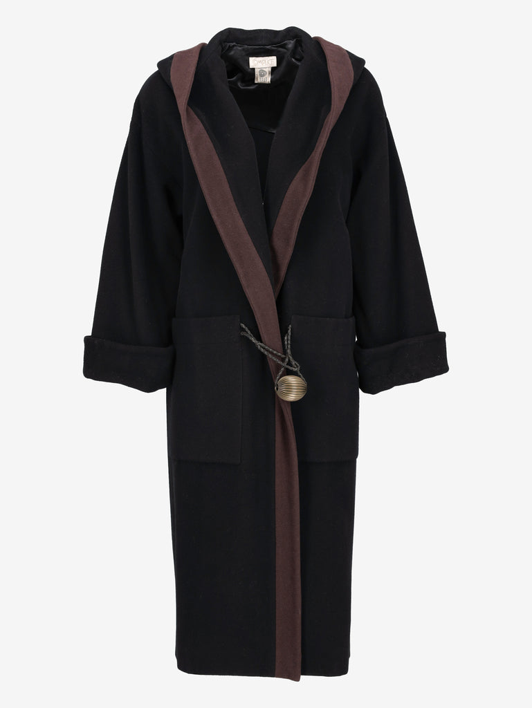 Vintage Wool Long Coat with Oversized Metal Detail W27526.206  Vintage 