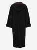 Vintage Wool Long Coat with Oversized Metal Detail W27526.206  Vintage 