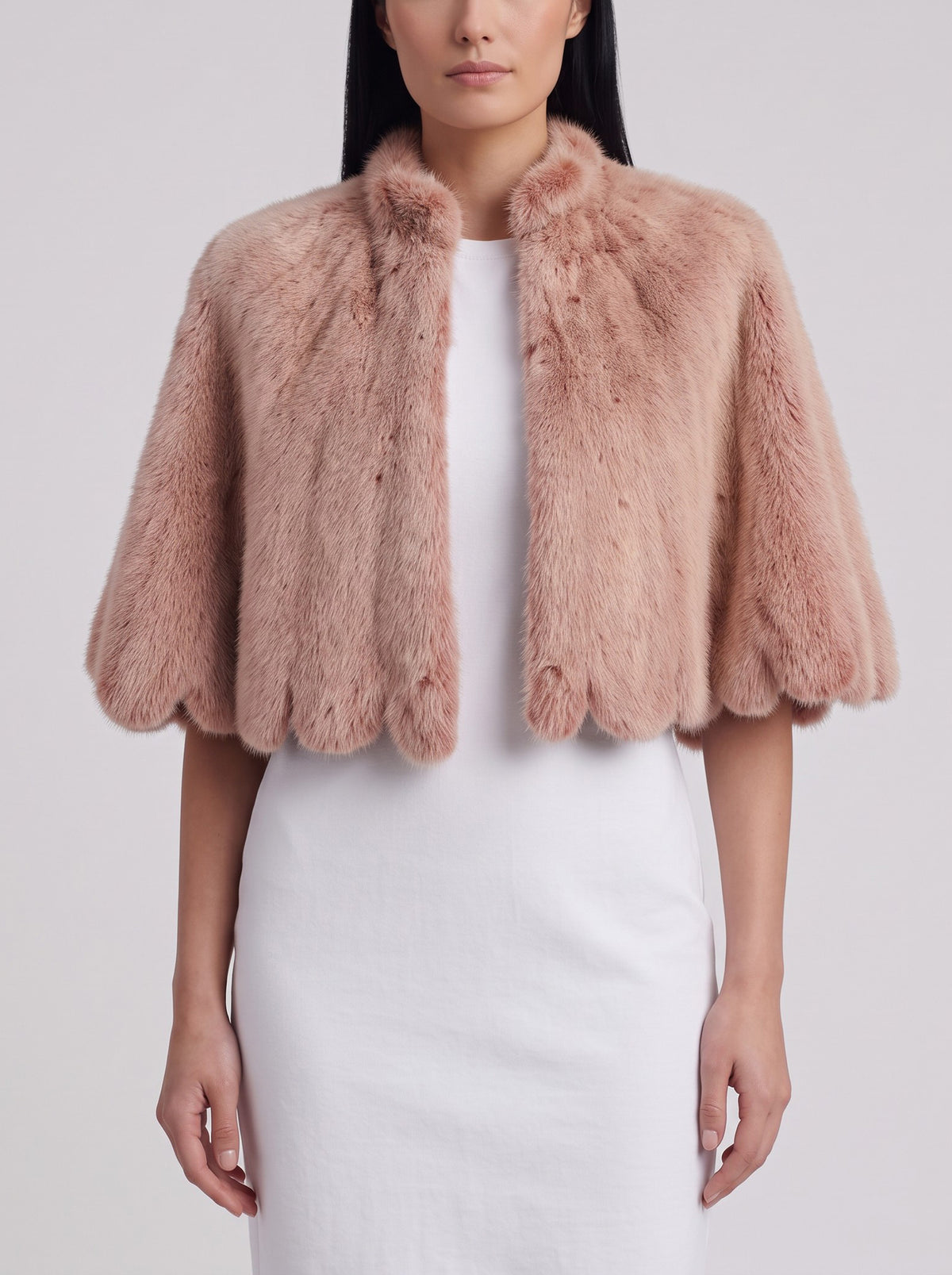 Vintage Soft Fur Evening Cape W27526.208  Vintage 