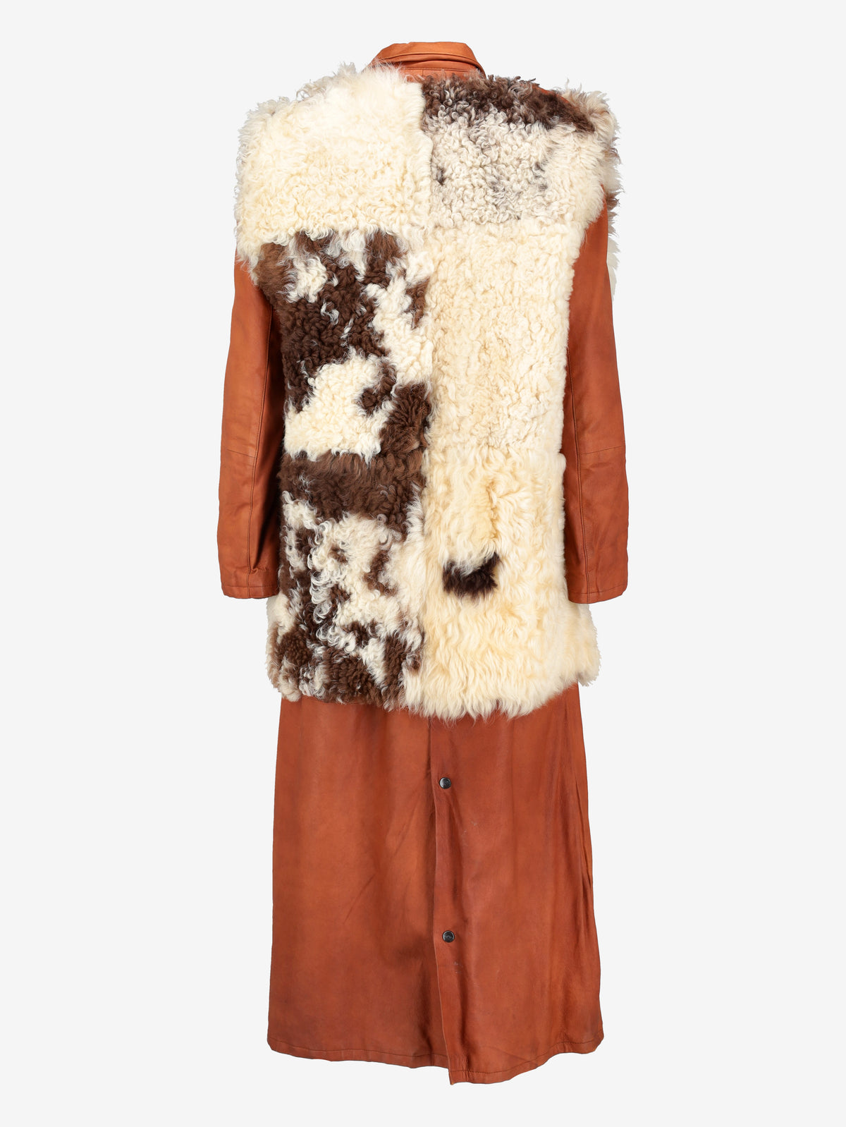 Vintage Leather Coat & Shearling Layered Jacket W27526.210  Vintage 