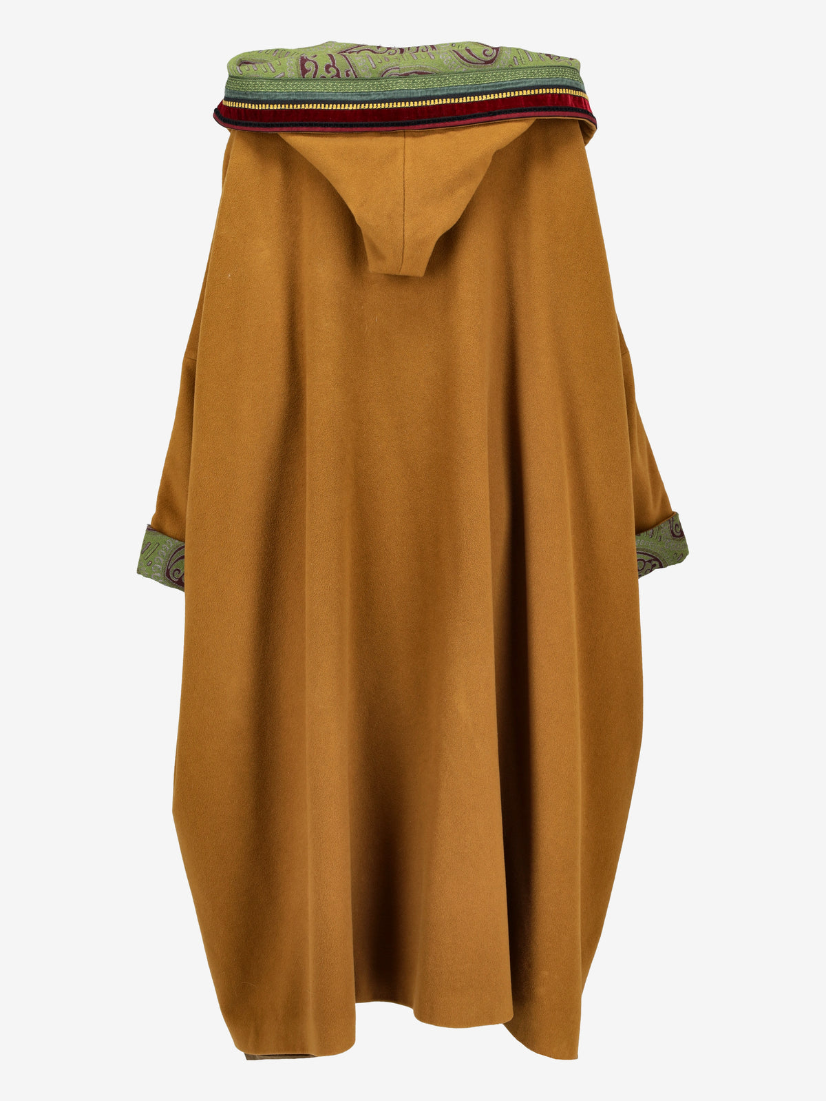 Vintage Oversized Wool Coat with Indian-Inspired Details W27526.212  Vintage 