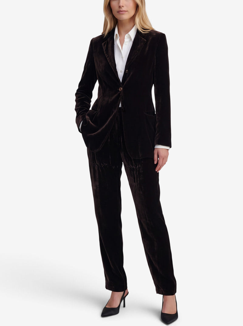 Vintage Black Velvet Suit W27526.215  Vintage 