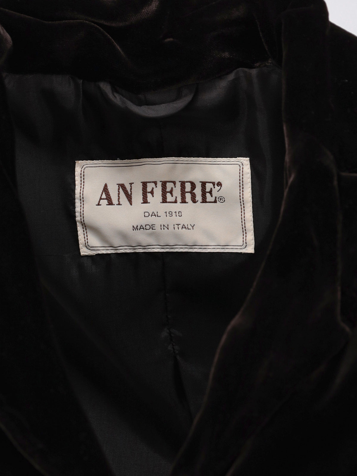 Vintage Black Velvet Suit W27526.215  Vintage 