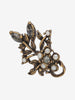 Vintage Floral Bouquet Clip-On Earrings W290626.12  Vintage 