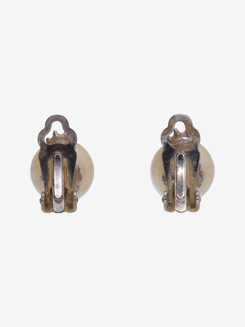 Vintage Faux Pearl Clip-On Earrings W290626.19  Vintage 
