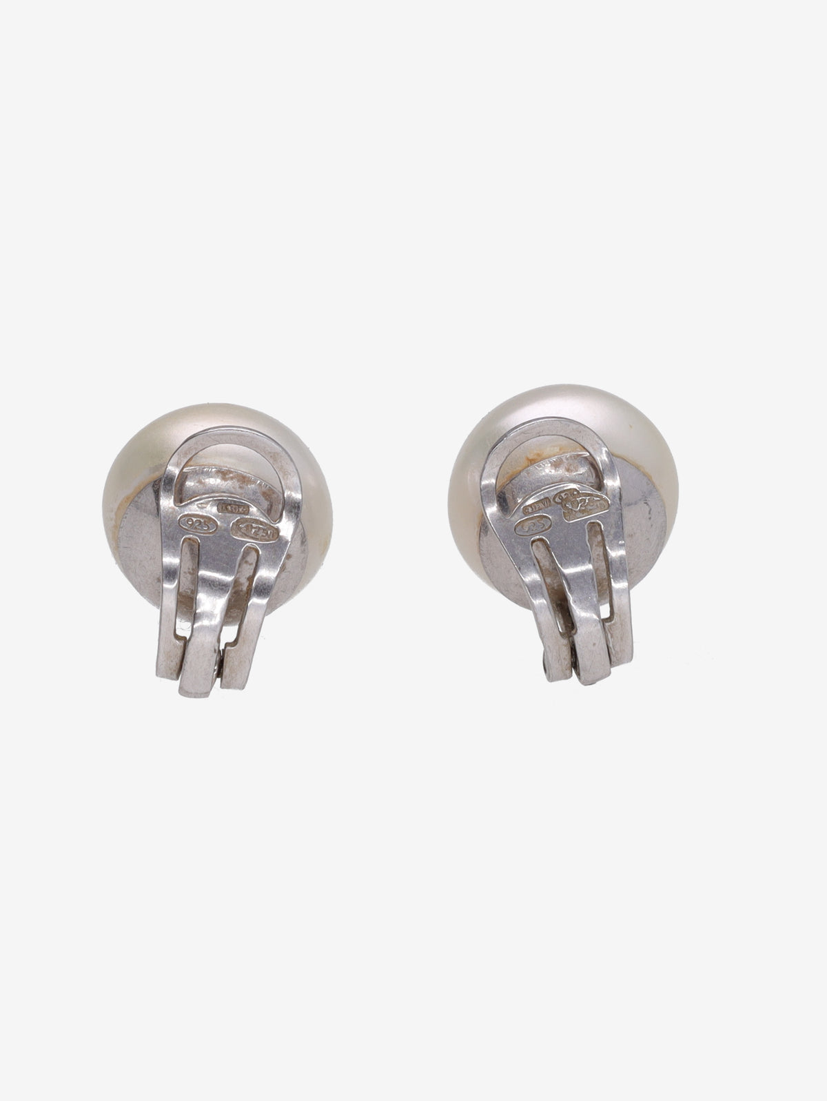 Vintage Faux Pearl Clip-On Earrings W290626.20  Vintage 