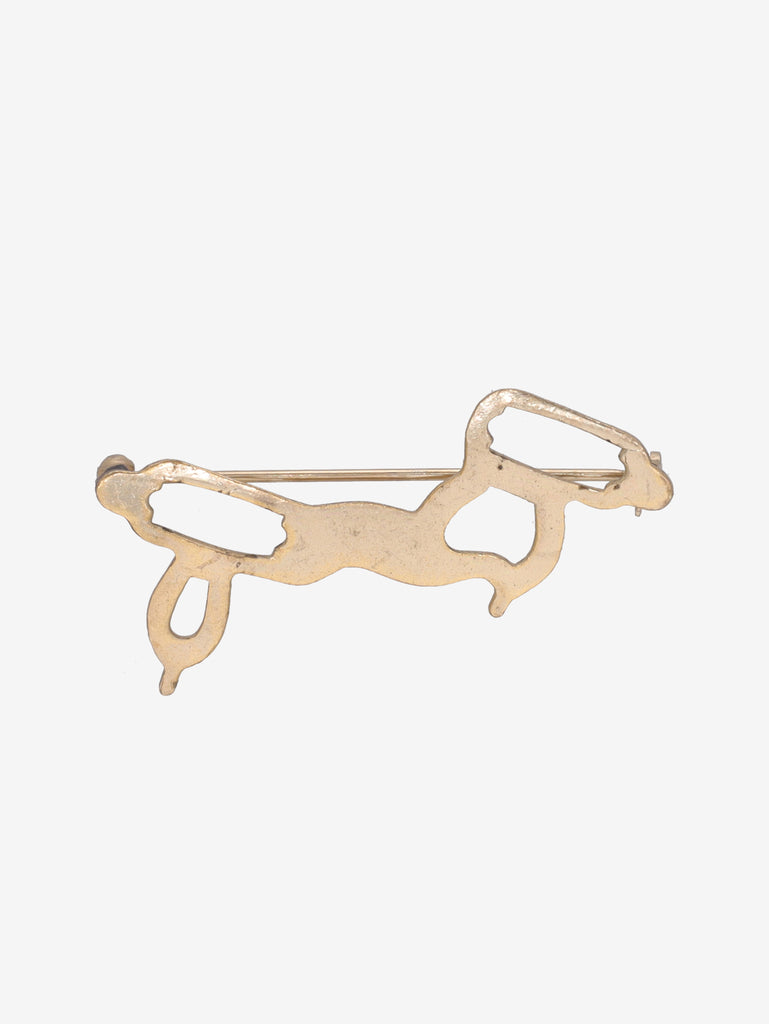 Vintage Abstract Gold Brooch W290626.22  Vintage 