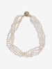 Vintage Four-Strand Faux Pearl Necklace W290626.3  Vintage 