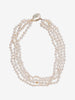 Vintage Four-Strand Faux Pearl Necklace W290626.3  Vintage 