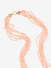 Vintage Braided Multi-Strand Beaded Necklace W290626.7  Vintage 