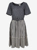 Vintage Polka Dot & Striped Dress W2926.13  Vintage 