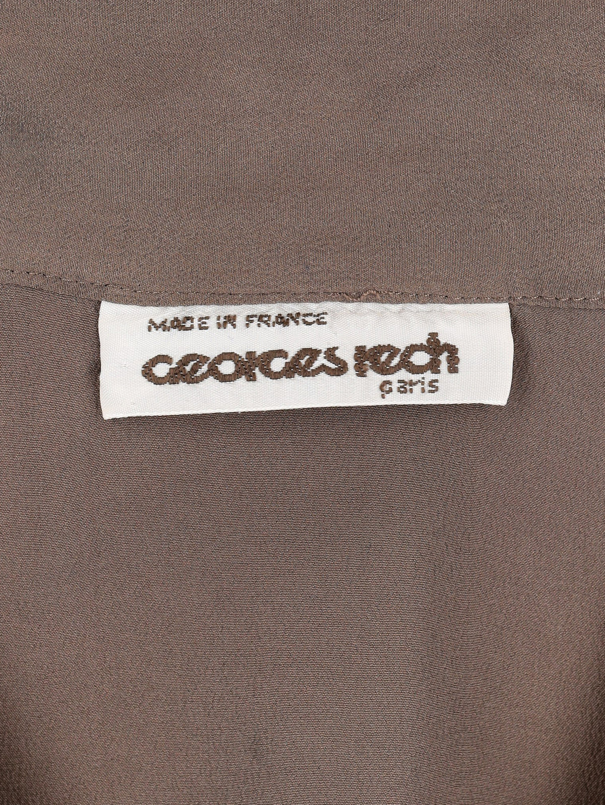 Vintage Lightweight Shirt with Convertible Scarf Collar W2926.22  Vintage 