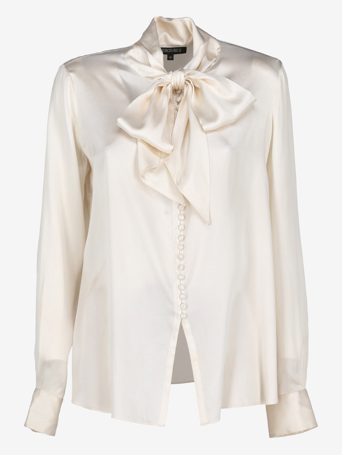 Vintage Lightweight Shirt with Convertible Scarf Collar W2926.23  Vintage 