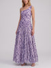 Vintage Purple Tulle & Mikado Elegant Dress W31826.1  Vintage 