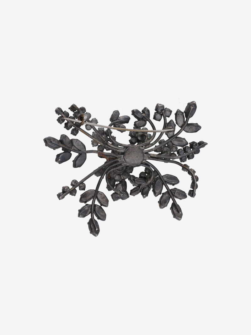 Vintage Bouquet Brooch with Crystal Embellishments WCV13032025.48.19  Vintage 