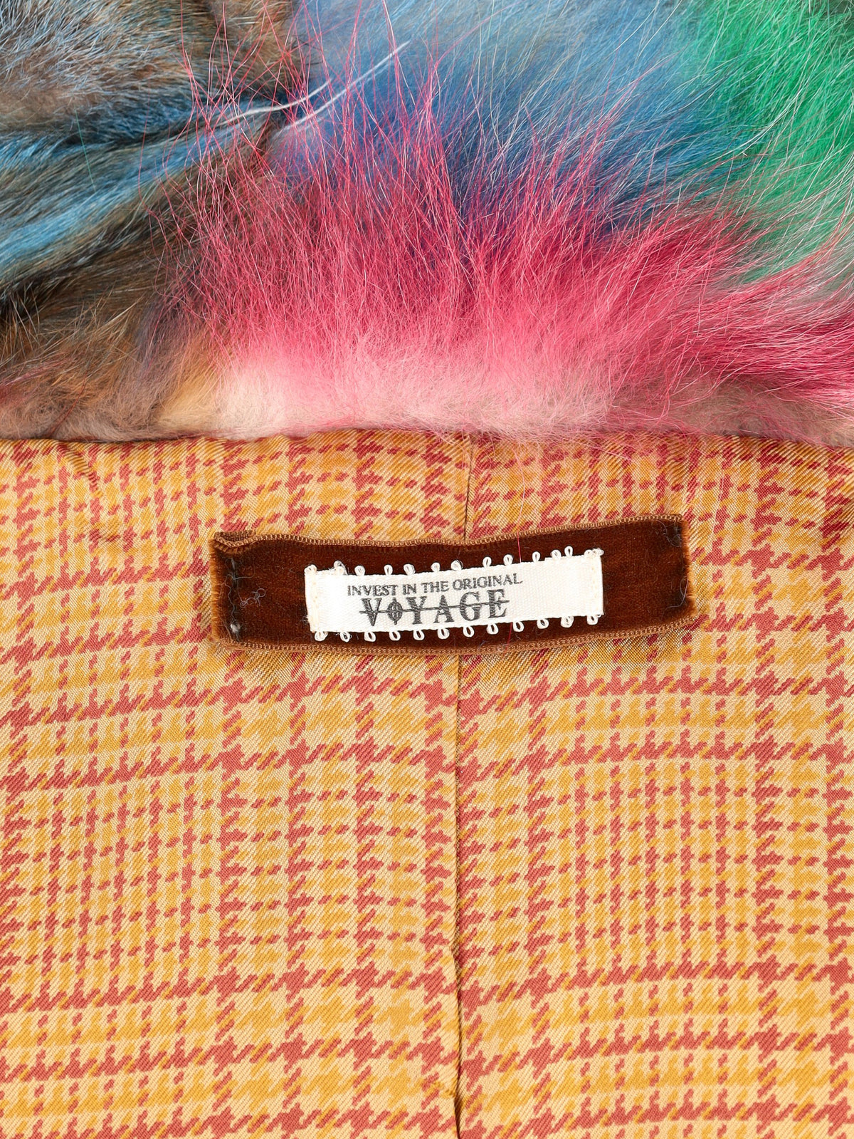 Voyage Coat With Multicolor Fur W2511.58  Voyage 