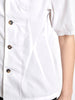 Short sleeves white Y2K Gothic by Yohji Yamamoto blouse