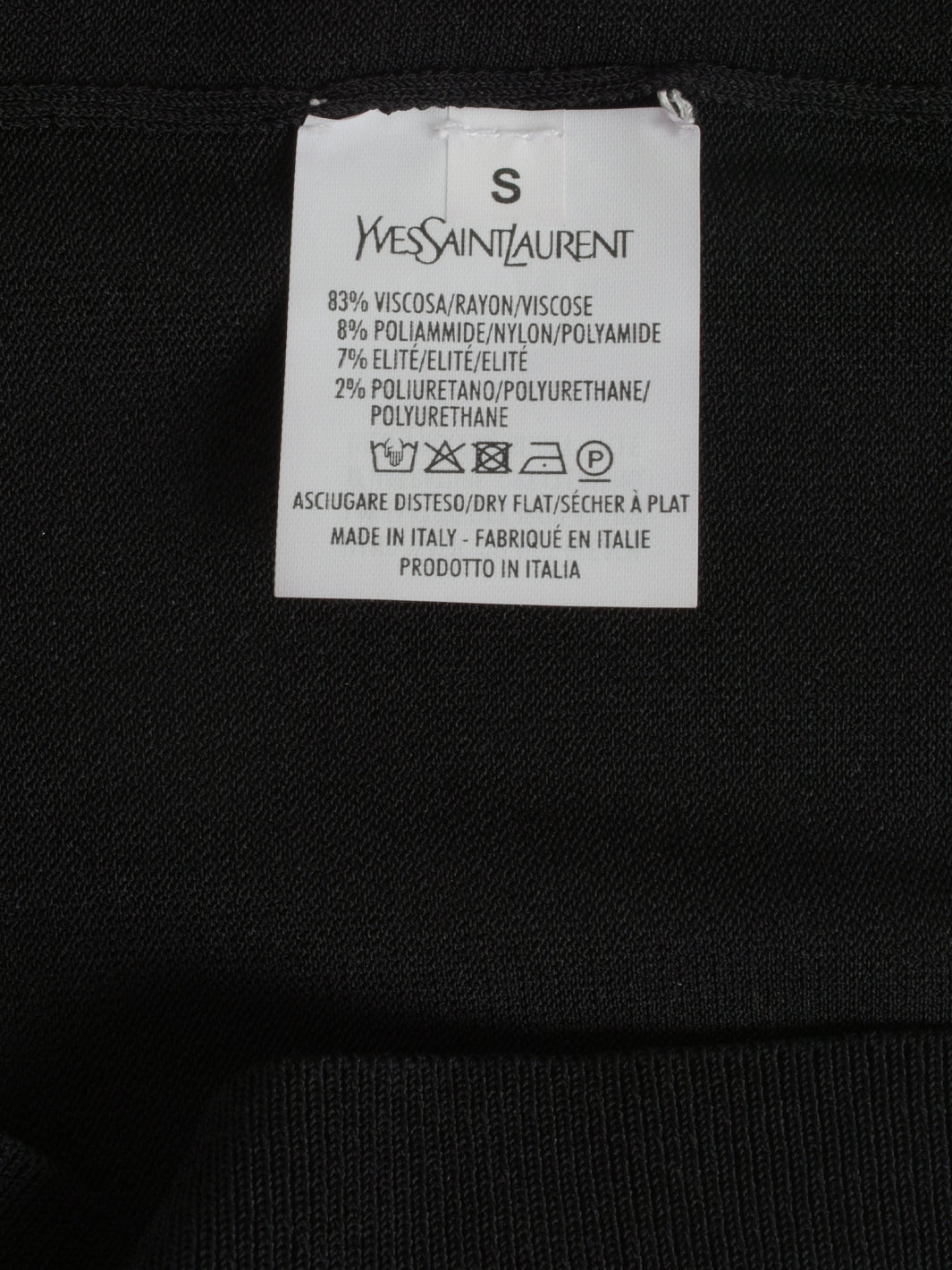 Yves Saint Laurent Black Suit