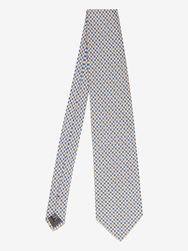 Yves Saint Laurent Geometric Diamond Silk Tie MU260921.93  Yves Saint Laurent 